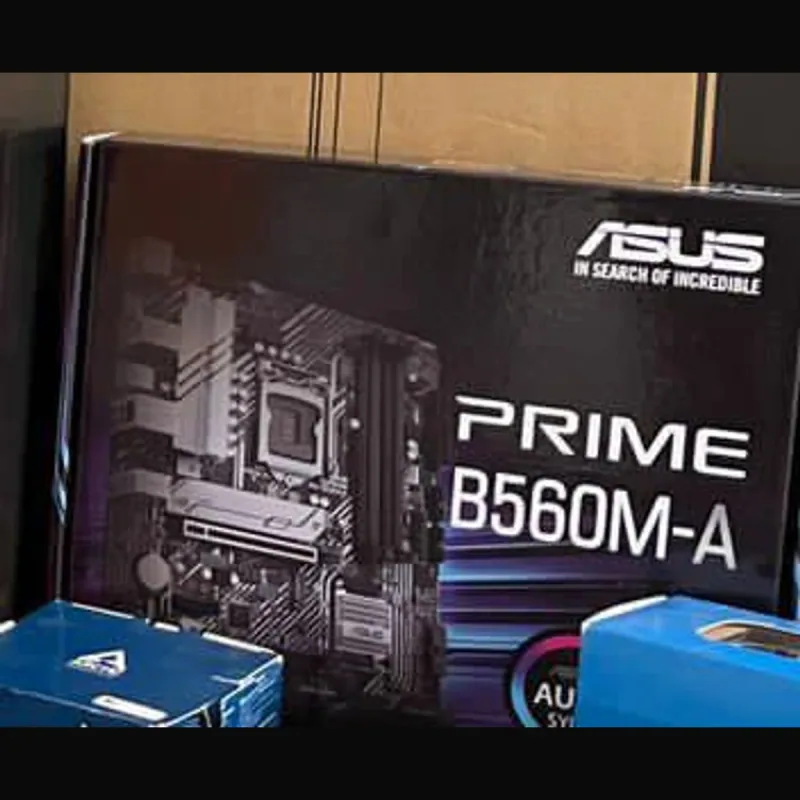 Caja de la tarjeta madre ASUS Prime B560M-A con Aura Sync