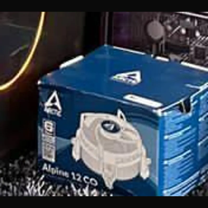 Caja azul del disipador Arctic Alpine 12 CO para procesadores Intel