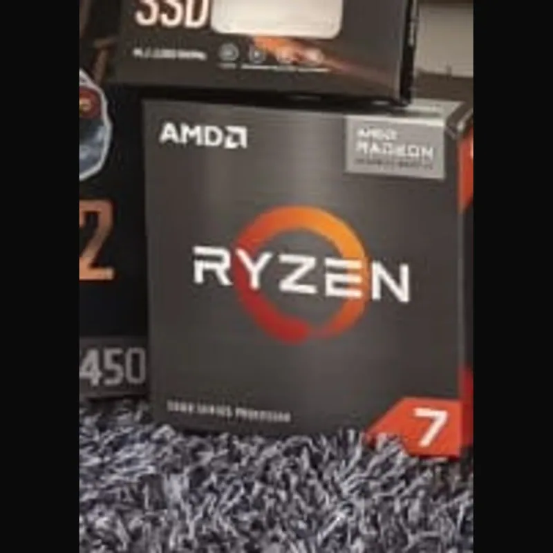 Caja del procesador AMD Ryzen 7 5700X de la serie 5000