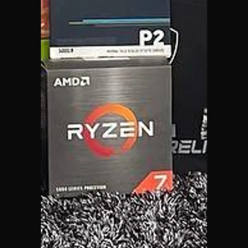 Caja del procesador AMD Ryzen 7 de la serie 5000