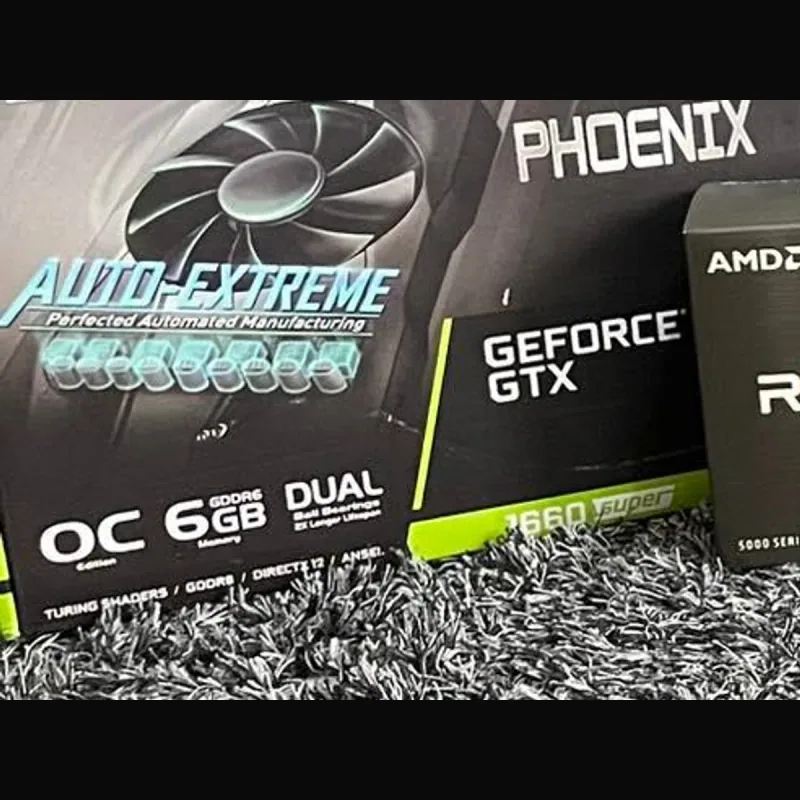 Caja de la tarjeta gráfica ASUS Phoenix GeForce GTX 1660 Super de 6 GB