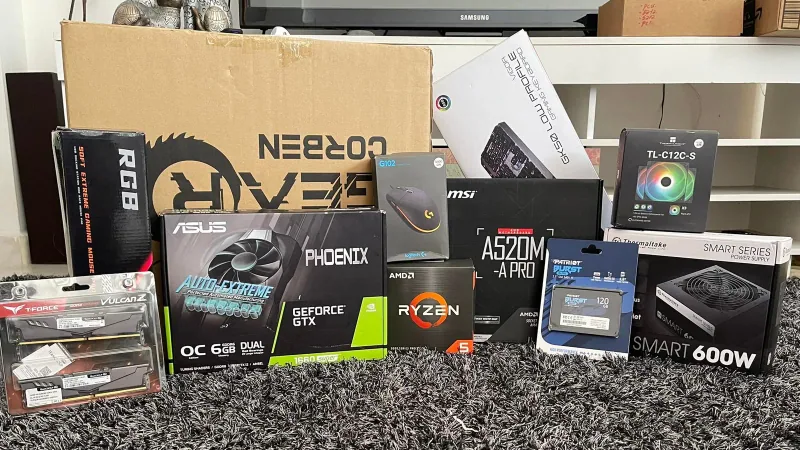 Detalle del setup Setup Phoenix — combo completo para estudiante