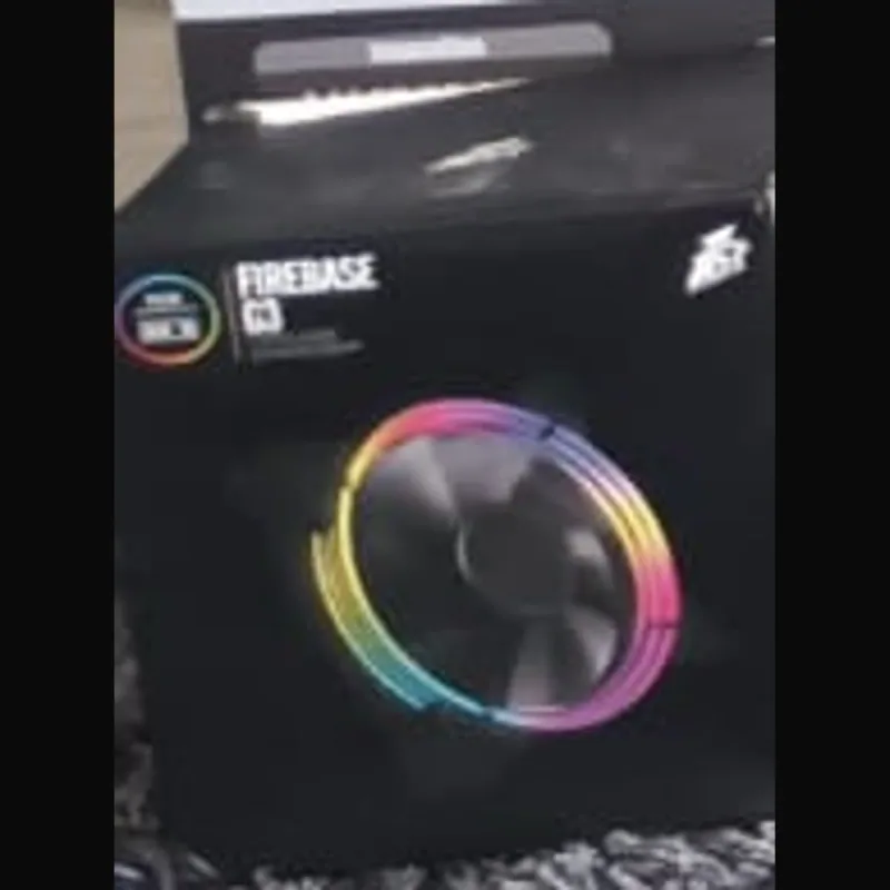 Caja del ventilador 1STPLAYER Firebase RGB de 120 mm