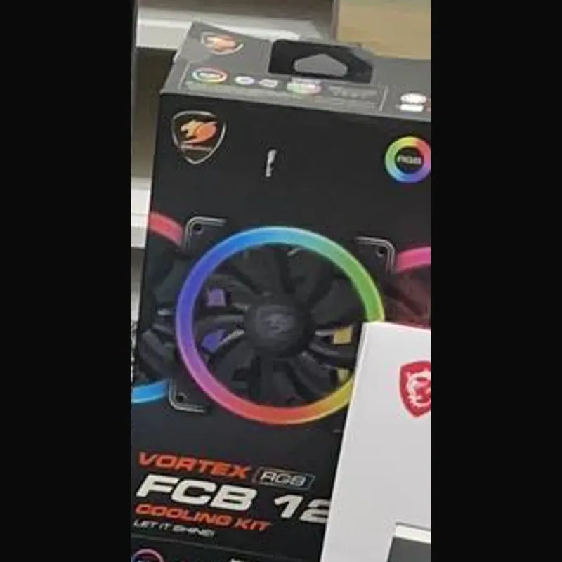 Caja del ventilador Cougar Vortex RGB FCB de 120 mm